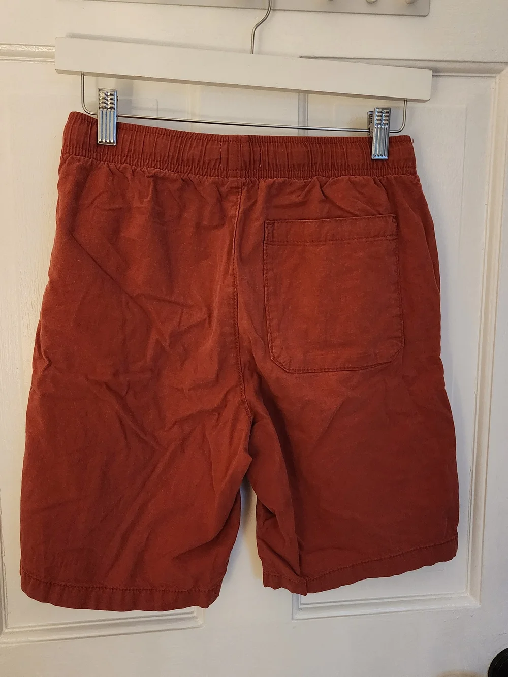 Old Navy Boys Shorts XL 14-16 Rust Orange Drawstring Casual Summer Beach Casual